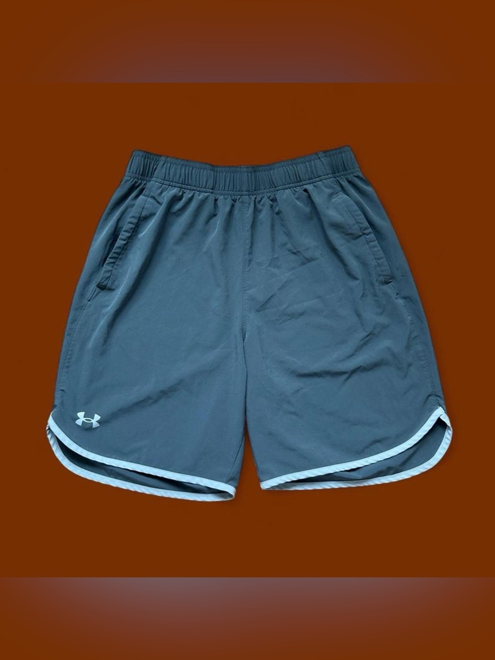 Under Armour Men's Slate Blue Athletic Shorts with Light Trim